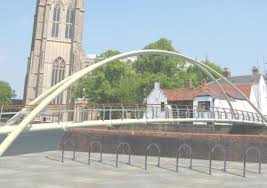 The completed St Botolph Bridge in Boston, Lincs