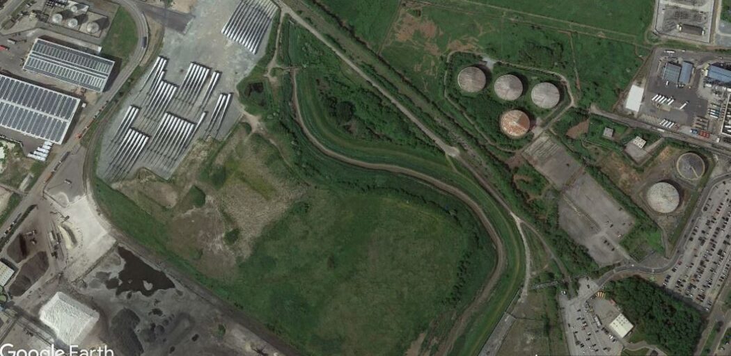 The Queen Elizabeth Dock site through the eye of Google Earth!